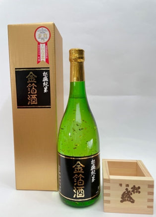 松盛　純米金箔酒